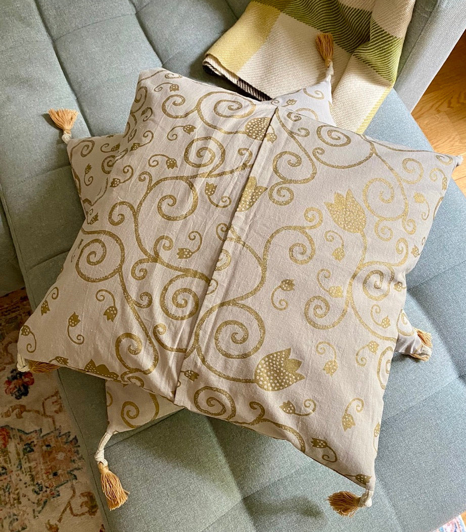 Flora-koristetyynynpäällinen