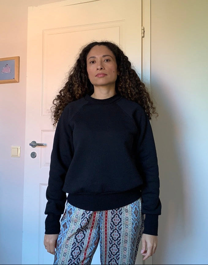 Anni raglanhihainen collegepaita